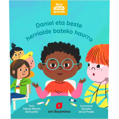 María Martín Schcolnik,Sandra de la Prada López,Ane Sedano Tellechea Daniel eta beste herrialde bateko haurra
