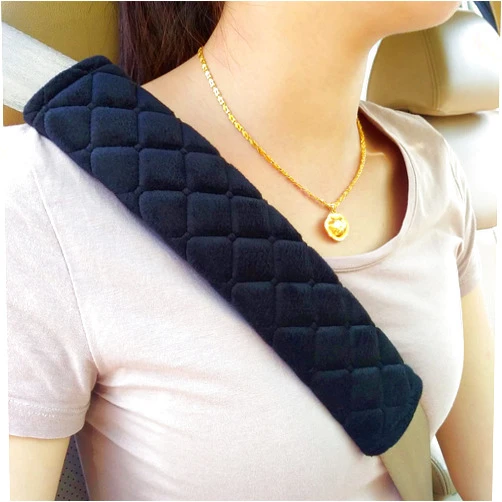 MIKAFEN Universal Car Seat Belt Pads Cover,Seat Belt Shoulder Strap Covers Harness Pad for Car/Bag,Soft Comfort Helps Protect You Neck and Shoulder from The Seat Belt Rubbing(2-Pack)