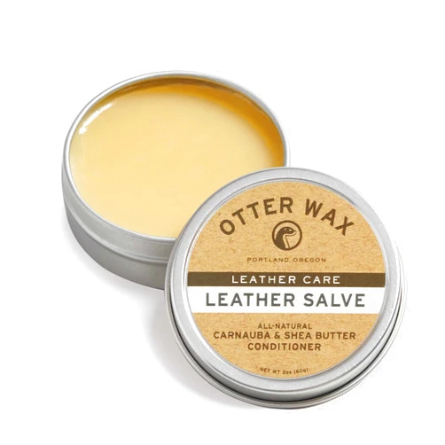 Otter Wax Leather Salve | 2oz | All-Natural Universal Conditioner | Made in USA