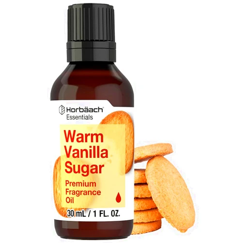 Horbäach Warm Vanilla Sugar Fragrance Oil | 1 Fl Oz (30 mL) | Premium Grade | for Diffusers, Candle and Soap Making, DIY Projects & More