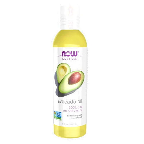NOW Foods Solutions, Avocado Oil, 100% Pure Moisturizing Oil, Nutrient Rich and Hydrating, 4-Ounce