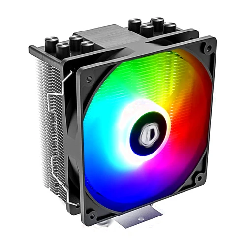 ID-COOLING SE-214-XT ARGB CPU Cooler 4 Heatpipes CPU Air Cooler ARGB Light Sync with Motherboard(5V 3-PIN Connector) CPU Fan for Intel/AMD, LGA 1700 Compatible
