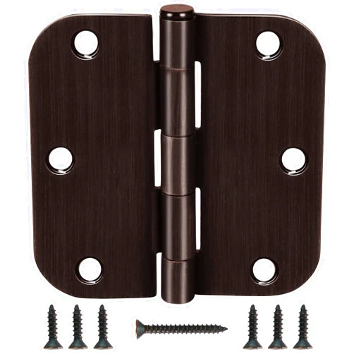 KIW Door Hinges Oil Rubbed Bronze Door Hinges 3.5 Inch Hinges for Doors Interior Door Hinges 3 1/2