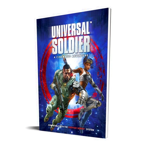 Evil Genius Games Cinematic Adventure: Universal Soldier - Expansion Hardcover RPG Book, Use W/ The Everyday Heroes Core Rulebook, d20 5e Compatible