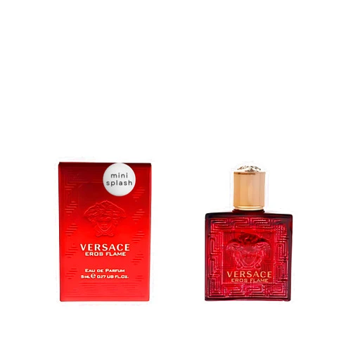 Versace Eros Flame Perfume for Men Mini EDP Splash 0.17 Ounce