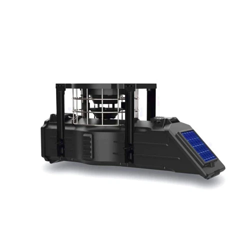 American Hunter Sunslinger Digital Weather Resistant Hunting Deer Game Feeder Kit with Integrated Solar Panel (6v Spring Top Battery Sold Separately) |Metal Spin Plate | Easy Setup