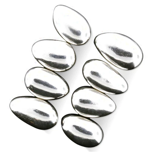 Dragees Pecou, French Dragees Longuettes Silver Dragees (1 Lbs)