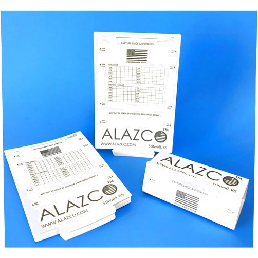 ALAZCO 24 Glue Traps - Excellent Quality Glue Boards Mouse Trap Bugs Insects Spiders, Brown Recluse, Crickets Cockroaches Lizard Scorpion Mice Trap & Monitor Non-Toxic Made in USA 24pc
