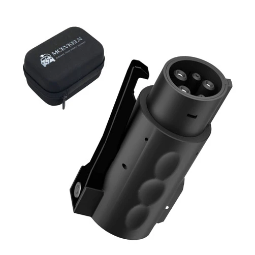 MCEVKELN NACS to J1772 Adapter - for Tesla to J1772|Compact| Double Locks| 80A 250A| J1772 to Tesla Charger Adapter,for All SAE J1772 EVs with Tesla Chargers