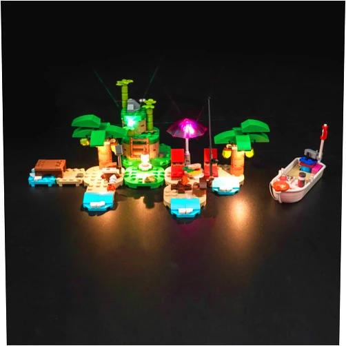 BrickBling LED Light Kit for Lego Animal Crossing Kapp’n’s Island Boat Tour, Creative Lighting Compatible with Lego 77048-No Model