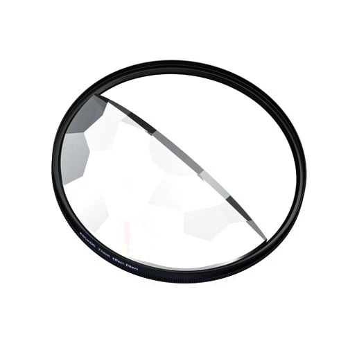 KOGJAERS Split Kaleidoscope Lens Filter 77mm Fractal Filter Refractive Multi Image Camera Effect Filter - Perfect Photographer Gift