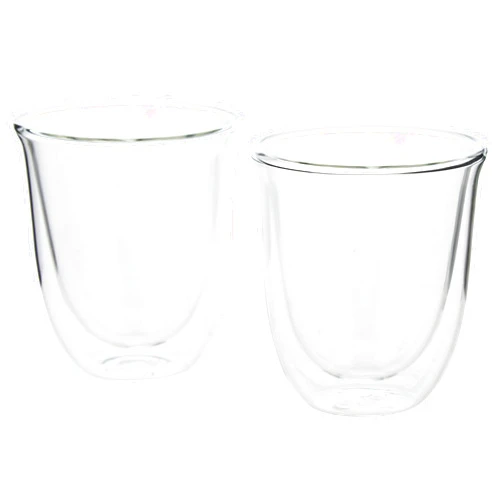 De'Longhi 5513214601 Cappuccino Glasses, 270 milliliters
