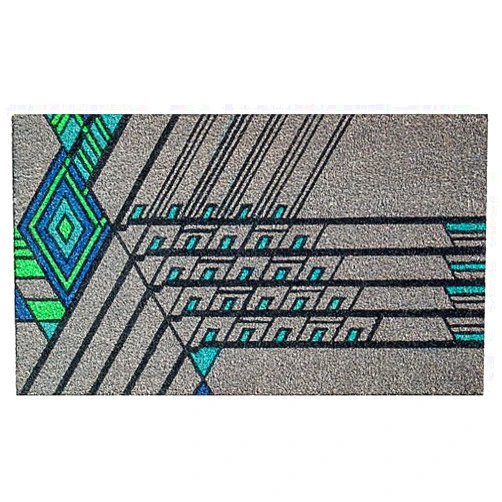 Uniart Frank Lloyd Wright Colored Kaufmann Mural Doormat