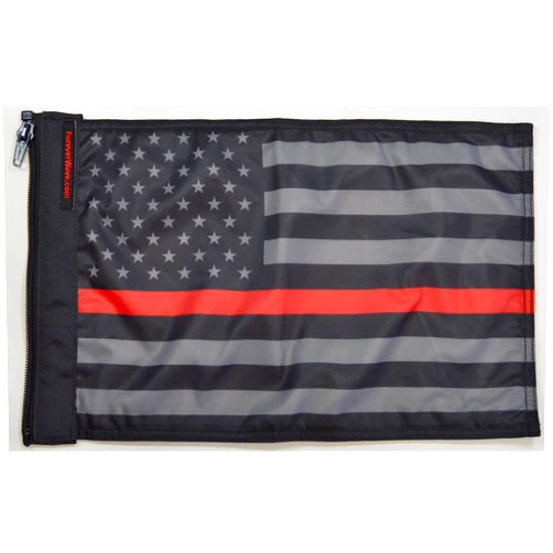 Forever Wave USA Subdued Thin Red Line Flag