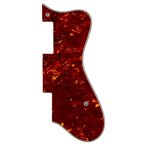 Fuqinghua For Epiphone Dot Style Guitar Pickguard Scratch Plate (4 Ply Red Tortoise)