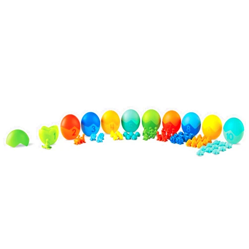 Learning Resources Counting Dino-Sorters Math Activity Set, Dinosaur Sorting Toy, 65 Pieces, Ages 3+