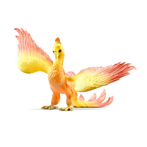 Schleich Bayala Phoenix Mythical Fantasy Action Figure - Kids Imagination Realistic Dragon Creature with Movable Wings for Girls and Boys with Eye and Head Art Details, Gift for kids Age 4+