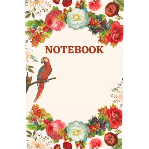 Beatrice Carter Notebook: Flowers Cover - Size (6 x 9 inches) 120 Pages: Lined Paper, Flower Notebook for Women.
