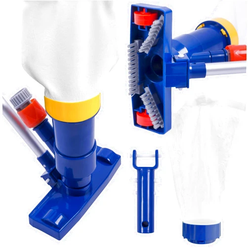 POOLAZA Portable Pool Vacuum Jet Underwater Cleaner (2024 Upgrade)with Fine Mesh Bag& 56