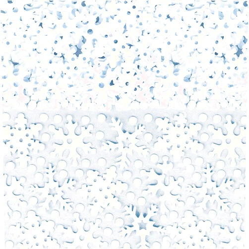 Amscan 378633 Sparkly Snow Foil Christmas Mix Confetti 1 pack Party Decoration