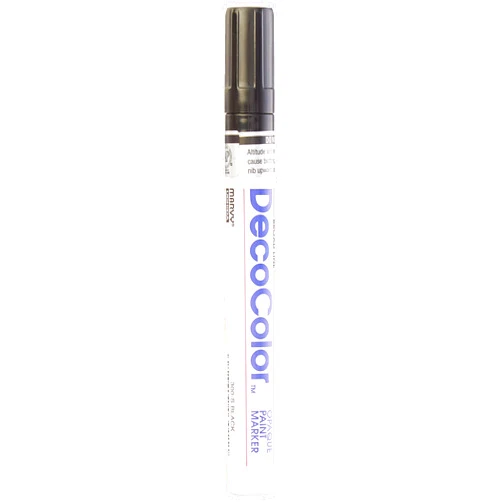 Marvy Uchida UCHIDA 300-C-1 Marvy Deco Color Broad Point Paint Marker, Black 7.25 x 1.88 x 0.5