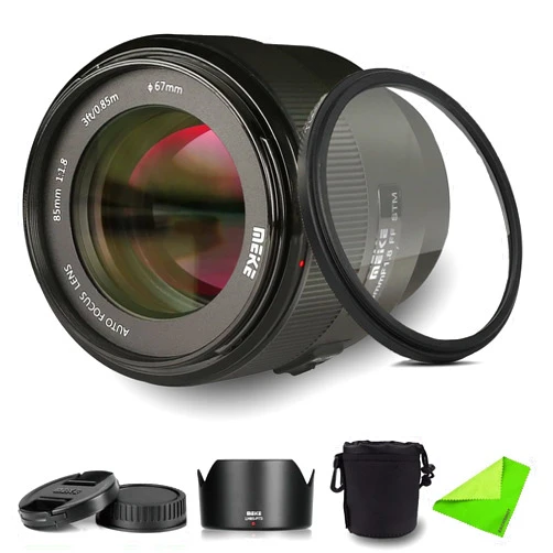 Meike 85mm F1.8 f/1.8 Z-Mount STM Auto Focus Full Frame Prime Lens for Nikon Z-Mount Cameras Z30/Z50/Z5/Z6/Z6 II/Z7/Z7 II/Z9 with 67mm Lens Filter