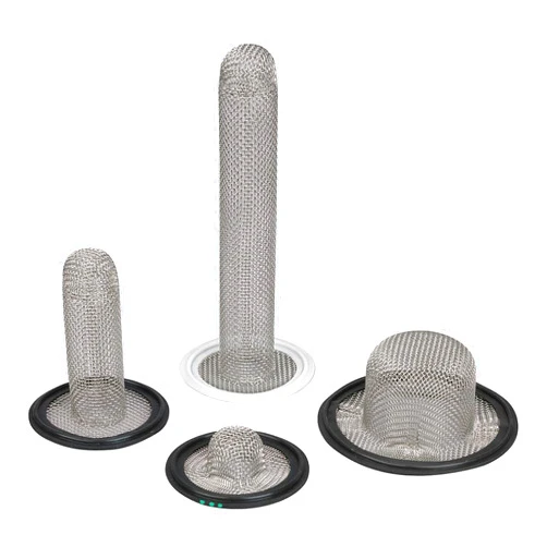 Rubberfab SSG-U-L-200/10SS Sock Screen Gasket, Buna N, 10-Ss Mesh, 0.75 Length, 2 Clamp Size
