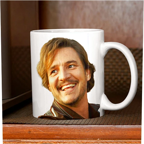 Switzer Kreations Pedro Pascal Mug, Nicolas Cage Mug, The Unbearable Weight Of Massive Talent Mug, Double Sided Coffee Mug, Nic Cage Mug, Funny Meme - Coffee Tea Mug - White (11 Ounces)