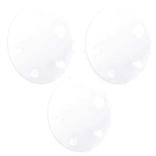 Impresa 3 Pack Replacement for Vormax Toilet Tank Silicone Flapper Seal Gasket 3’’ - American Standard 7381424-100.0070A