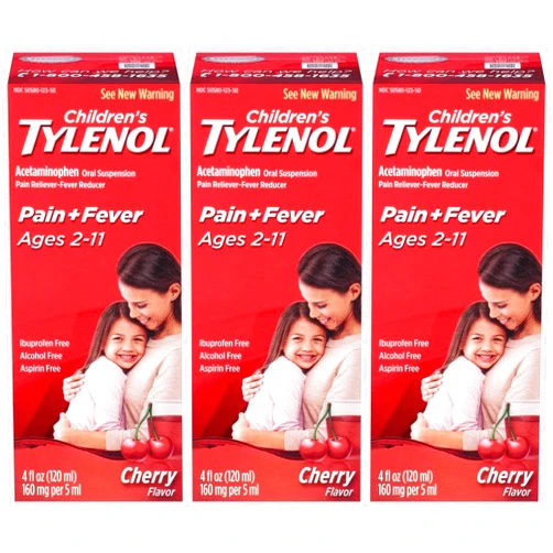 Tylenol Chld Cherry Liq Size 4z Tylenol Children's Cherry Blast Oral Suspension