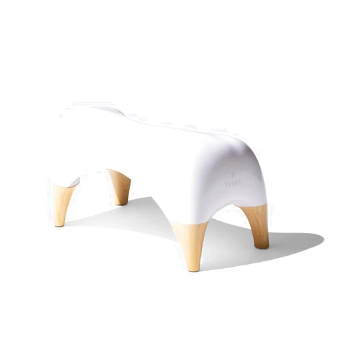TUSHY Ottoman: A Premium Toilet Stool for The Bathroom, Modern Sleek Design | Squatting Position Helps Improves Bowel Health & Relieves Constipation (Relaxed 7.5