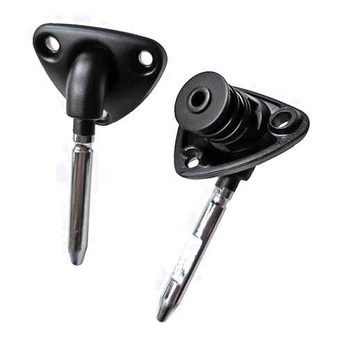 VLGCLBK Sun Visor Mounting Brackets Pair Compatible with Chevrolet 93-02 Camaro Compatible with Pontiac 93-02 Firebird BRKT9302-BLK