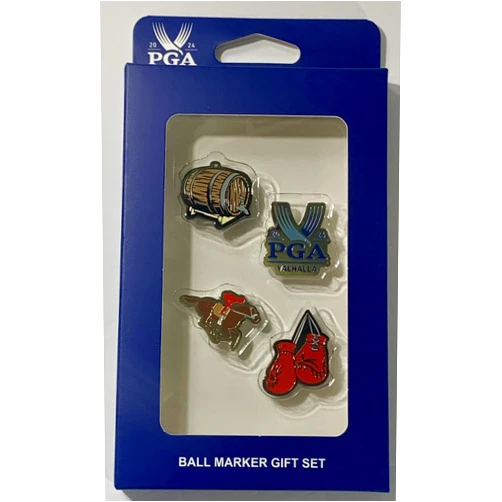 Generic 2024 Pga Championship golf Ball Marker Set Valhalla 4 Pack KY themed new