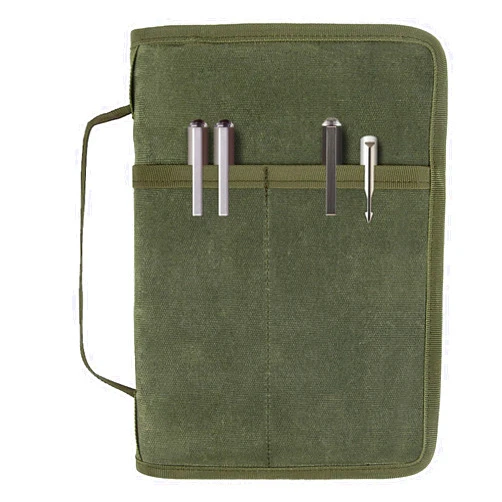 Baizoy Field Notes Notebook Cover for 6.7 X 9.8 Inch with A5 Journal Cover Notebook Zipper Pocket Planner for Pen Holder,Water Resistant Cover Notebooks Sketchbook,Waterproof Waxed Canvas