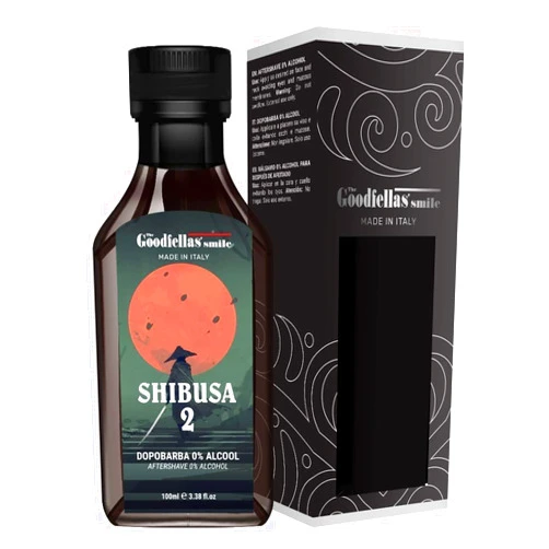 The Goodfellas' smile Alcohol-Free Soothing Aftershave Splash/Tonic, Made in Italy, 100 ml, 3.38 oz (Bergamot Orange, Musk & Cedar/SHIBUSA 2)