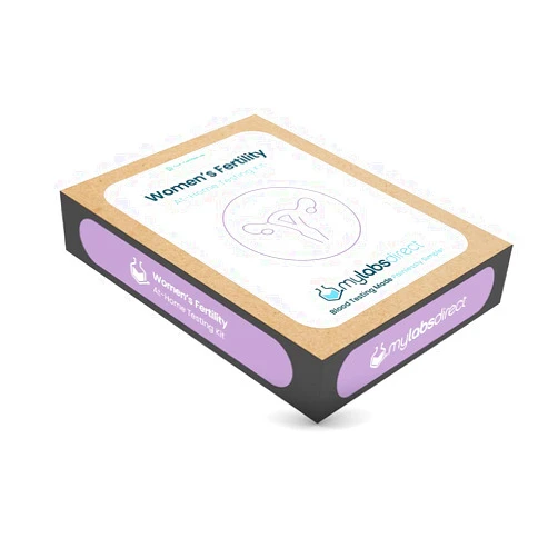 MyLabsDirect Women's Fertility at-Home Test Kit | Fertility Hormone Test | Monitor 5 Hormones That Affect Your Ability to Become Pregnant | Fertility Blood Test | Pregnancy Planning | CLIA Certified