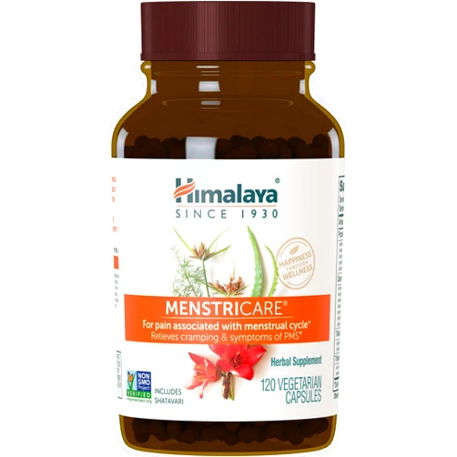 Himalaya Herbal Healthcare Himalaya MenstriCare for PMS, Menstrual Cramp Relief, Womens Health & Balanced Hormone Support, 800 mg, 120 Capsules