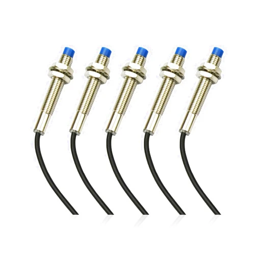 Lzcdelyxiao 5Pcs NO Normally Open NPN Inductive Proximity Sensor Switch M8 Detector 2mm DC6V-36V 3 Wire LJ8A3-2-Z/BX