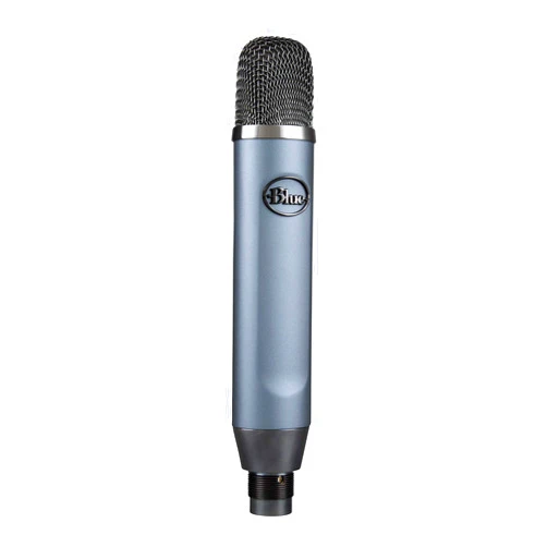 Blue Microphones Blue Ember XLR Condenser Mic for Recording and Streaming, Custom Cardioid Capsule and Mic Stand Mount, Gray