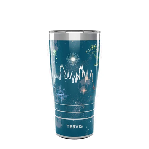 Tervis Traveler Harry Potter Marauder's Constellation Triple Walled Insulated Tumbler Travel Cup Keeps Drinks Cold & Hot, 20oz, Stainless Steel