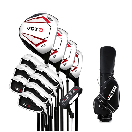 Yily Complete Beginner Golf Club Set,Golf Mens Right Hand,Graphite Shaft,Pack of 12 with Cart Bag