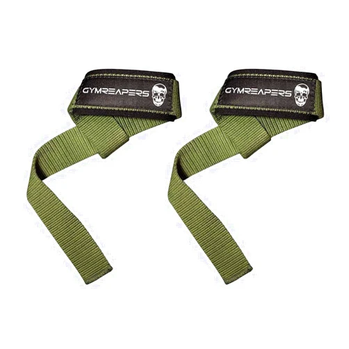 Gymreapers Lifting Wrist Straps for Weightlifting, Bodybuilding, Powerlifting, Strength Training, & Deadlifts - Padded Neoprene with 18 inch Cotton