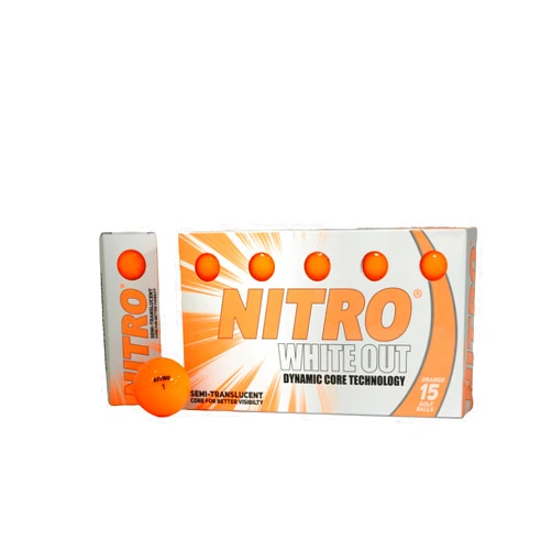 Nitro White Out Ball (15-Pack), Orange