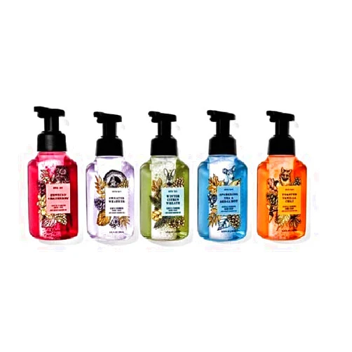 Bath & Body Works Bath and Body Works Foaming Hand Soaps - Set of 5 Gentle Foaming Soaps (Chilly Day Essentials)