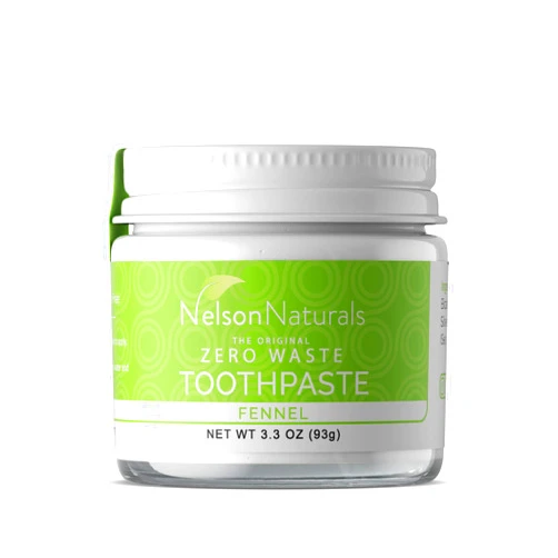 Nelson Naturals Fennel Fluoride Free Toothpaste 3.3 oz