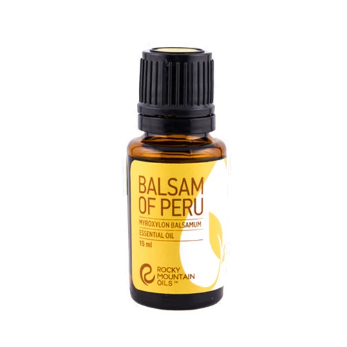 Rocky Mountain Oils Balsam of Peru Essential Oil - 100% Pure & Natural Aromatherapy Grade | Rich, Sweet Scent for Diffusers, Home & Skin Care | 15ml Bottle Warm, Vanilla-Like Aroma