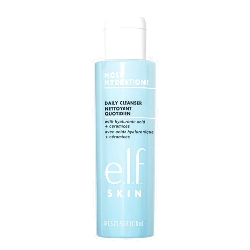 e.l.f., Holy Hydration! Daily Cleanser, Wash away Excess Oil, Impurities, and Makeup…