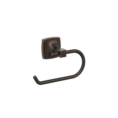 Amerock BH36091ORB | Oil Rubbed Bronze Single Post Toilet Paper Holder | 7-1/16 in. (179 mm) Length Toilet Tissue Holder | Stature | Bath Tissue Holder | Bathroom Hardware | Bath Accessories