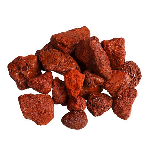 BCQLI 400g Sphere Bio-Filter Media for Marine and Freshwater Aquariums, Red Volcanic Rock