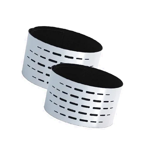 Wellwise 1 Pair Adjustable Compression Wrist Sleeve High elasticity TPU Wrist Brace,Elastic Wristbands,Wrist Wraps for Men and Women Yoga,Basketball, Volleyball,Badminton (Medium, Black-Sliver)